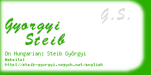 gyorgyi steib business card